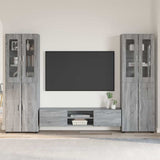 vidaXL Highboard met plank FLORIN Wit 60 x 35 x 182 cm Bewerkt hout