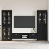 vidaXL Highboard met plank FLORIN Wit 60 x 35 x 182 cm Bewerkt hout