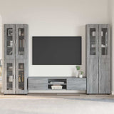 vidaXL Highboard met plank FLORIN Wit 60 x 35 x 182 cm Bewerkt hout