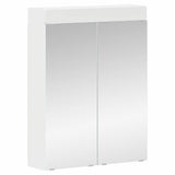 vidaXL Badkamermeubel Set TULUM 2 pcs Wit 60 x 34 x 63 cm Bewerkt hout