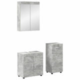 vidaXL Badkamermeubel Set TULUM 2 pcs Wit 60 x 34 x 63 cm Bewerkt hout