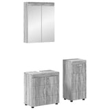 vidaXL Badkamermeubel Set TULUM 2 pcs Wit 60 x 34 x 63 cm Bewerkt hout