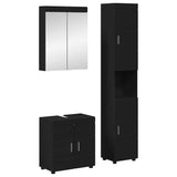 vidaXL Badkamermeubel Set TULUM 2 pcs Wit 60 x 34 x 63 cm Bewerkt hout
