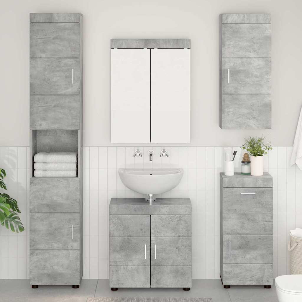 vidaXL Badkamermeubel Set TULUM 2 pcs Wit 60 x 34 x 63 cm Bewerkt hout
