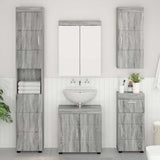 vidaXL Badkamermeubel Set TULUM 2 pcs Wit 60 x 34 x 63 cm Bewerkt hout