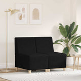 vidaXL Modulaire Sofa Eenheid Armless 2 pcs Lichtgrijs 55 x 74 x 82 cm