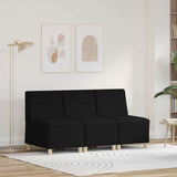 vidaXL Modulaire Sofa Eenheid Armless 2 pcs Lichtgrijs 55 x 74 x 82 cm