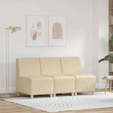 vidaXL Modulaire Sofa Eenheid Armless 2 pcs Lichtgrijs 55 x 74 x 82 cm
