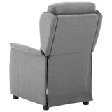 vidaXL Ligstoel Lichtgrijs 66,5 x 94 x 101,5 cm Polyester