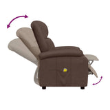 vidaXL Massagestoel kunstleer zwart