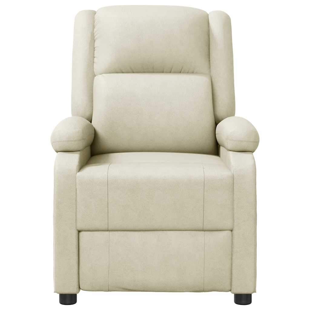 vidaXL Fauteuil verstelbaar kunstleer zwart