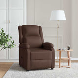 vidaXL Fauteuil verstelbaar kunstleer zwart