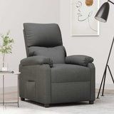 vidaXL Recliner fabric cream