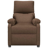 vidaXL Recliner fabric cream