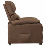 vidaXL Recliner fabric cream