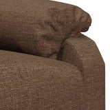 vidaXL Recliner fabric cream