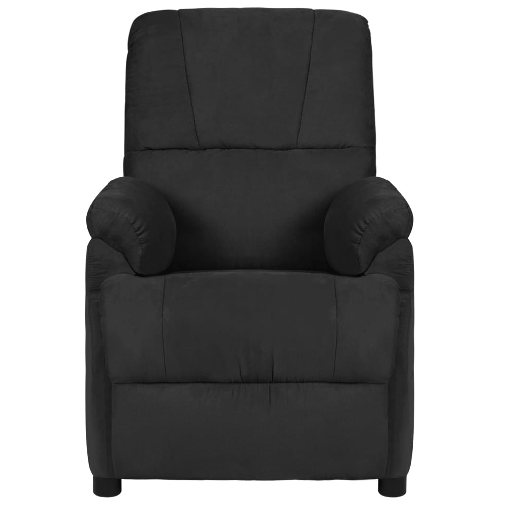 vidaXL Massage Chair Light Gray Microfiber