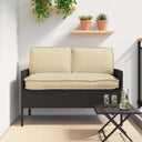 vidaXL Cushion Set 3 pcs Anthracite Oxford Fabric