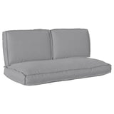 vidaXL Cushion Set 3 pcs Anthracite Oxford Fabric