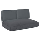 vidaXL Kussen Set 3 pcs Antraciet Oxford Stof