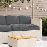 vidaXL Kussen Set 3 pcs Antraciet Oxford Stof