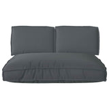 vidaXL Kussen Set 3 pcs Antraciet Oxford Stof