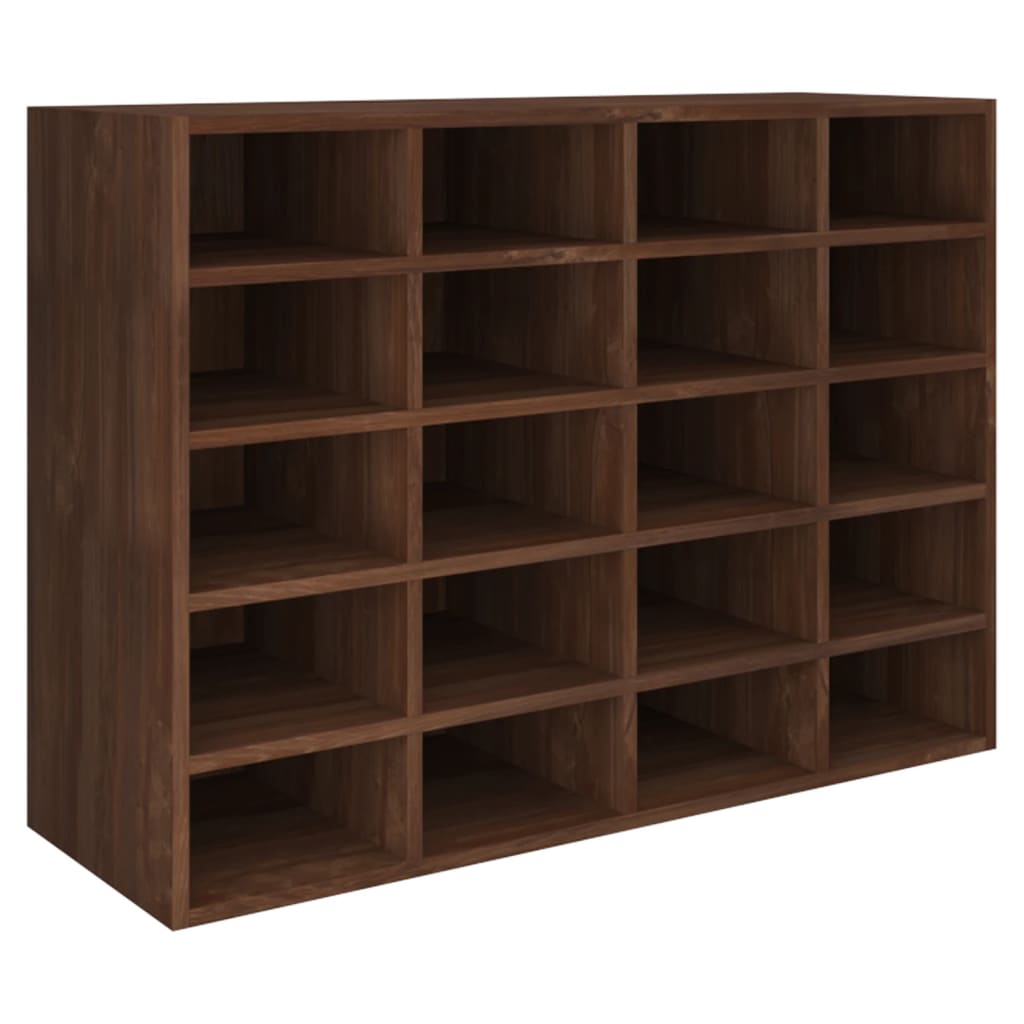vidaXL Schoenenrek 92x30x67,5 cm bewerkt hout eikenkleurig