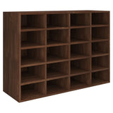 vidaXL Schoenenrek 92x30x67,5 cm bewerkt hout eikenkleurig