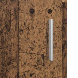 vidaXL Highboard Oud Hout 80 x 42,5 x 185 cm Bewerkt hout
