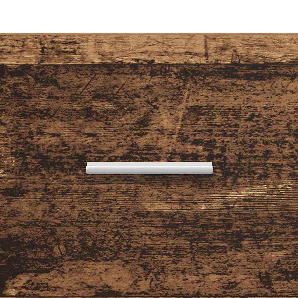 vidaXL Highboard met lade Oud Hout 40 x 42,5 x 185 cm Bewerkt hout