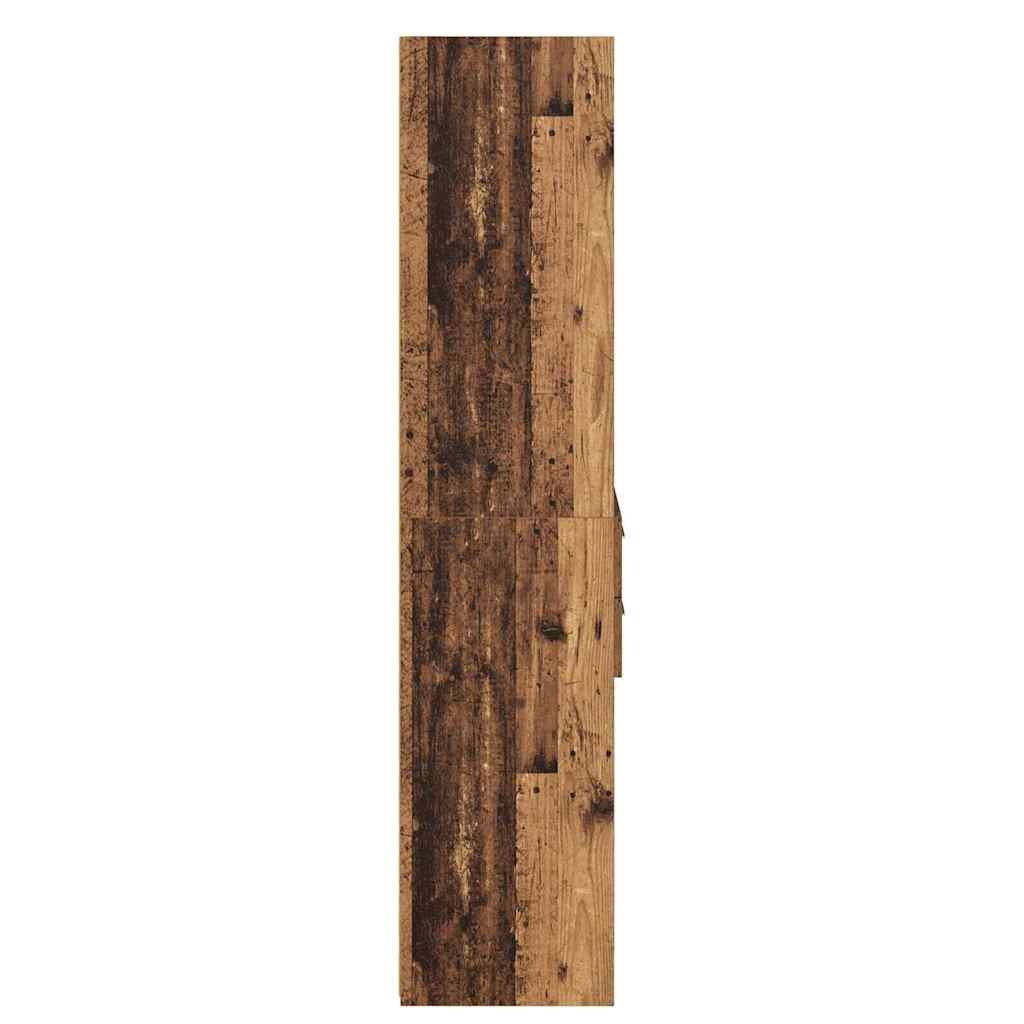 vidaXL Highboard with Drawer Old Wood 50 x 42.5 x 185 cm Engineered Wood