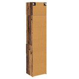 vidaXL Highboard with Drawer Old Wood 50 x 42.5 x 225 cm Engineered Wood