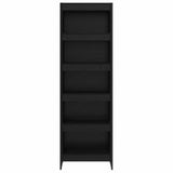 vidaXL Bookcase 2 pcs Black Oak 80 x 30 x 155 cm Engineered wood
