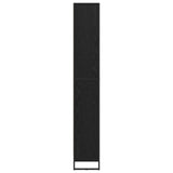 vidaXL Bookcase 2 pcs Black Oak 80 x 30 x 155 cm Engineered wood