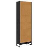 vidaXL Bookcase 2 pcs Black Oak 80 x 30 x 155 cm Engineered wood