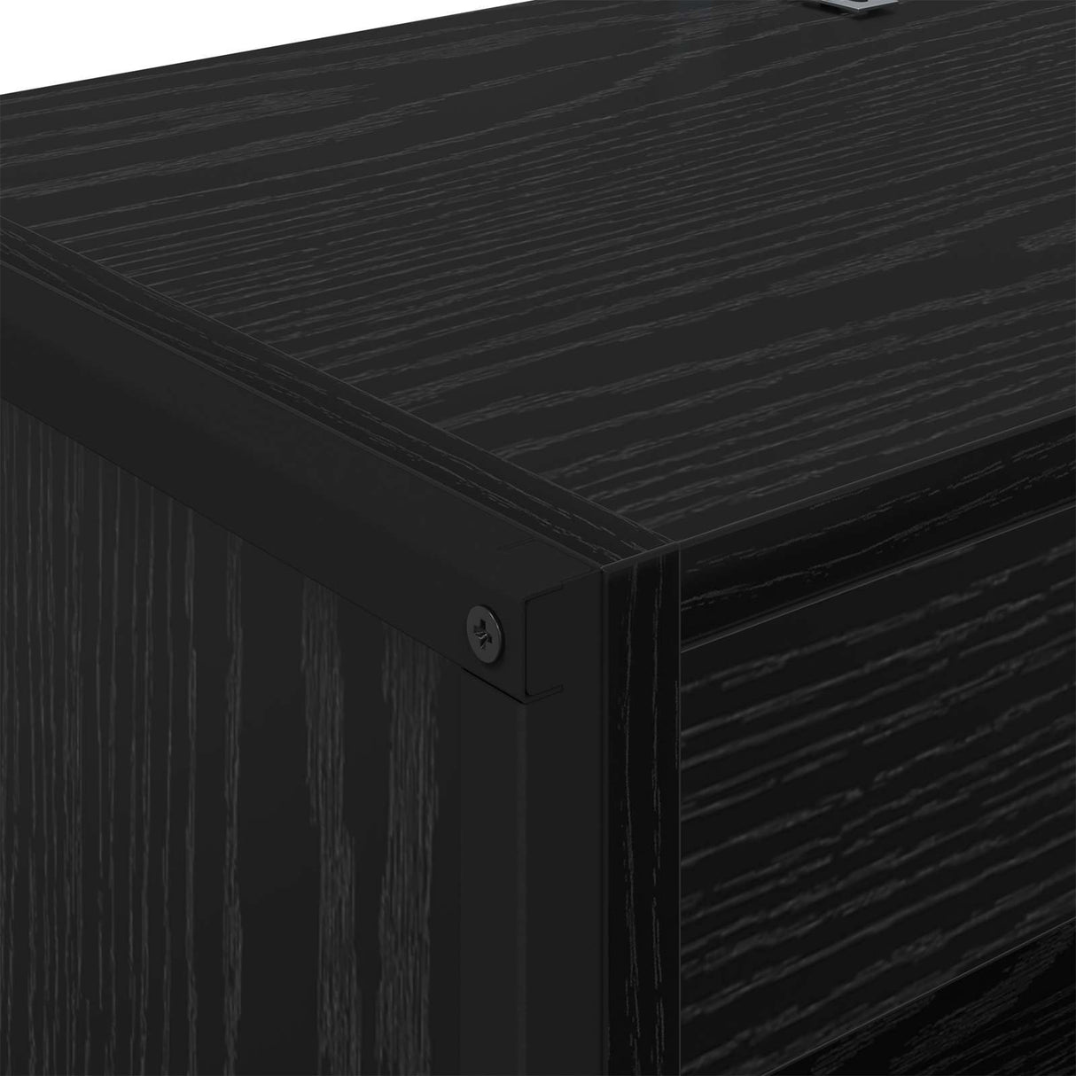 vidaXL Bookcase 2 pcs Black Oak 80 x 30 x 155 cm Engineered wood