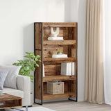 vidaXL Bookcase 2 pcs Black Oak 80 x 30 x 155 cm Engineered wood