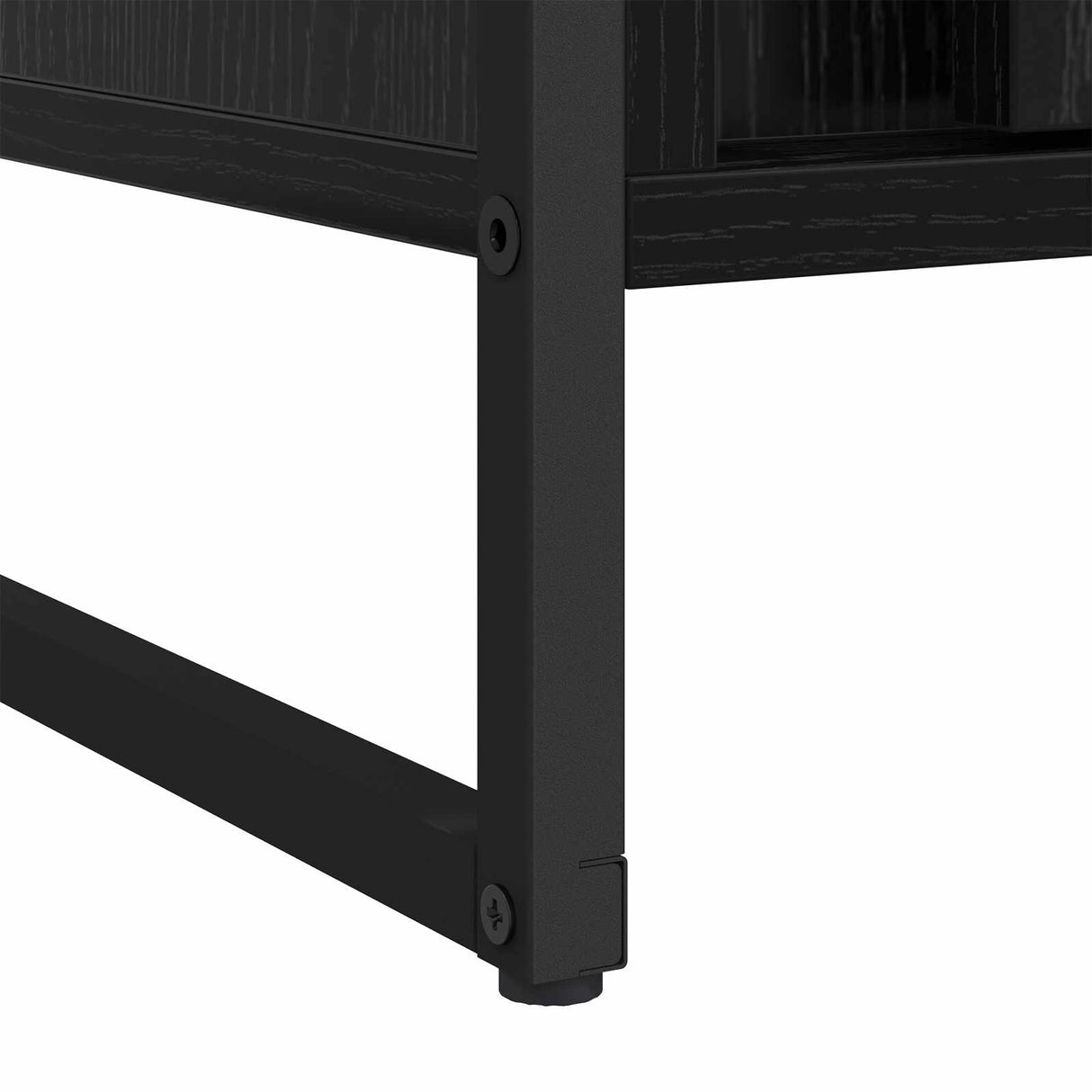 vidaXL Storage Cabinet 2 pcs Black Oak 50 x 50 x 200 cm Engineered wood
