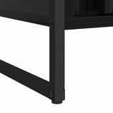 vidaXL Storage Cabinet 2 pcs Black Oak 50 x 50 x 200 cm Engineered wood