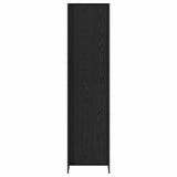 vidaXL Storage Cabinet 2 pcs Black Oak 50 x 50 x 200 cm Engineered wood