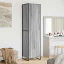 vidaXL Storage Cabinet 2 pcs Black Oak 50 x 50 x 200 cm Engineered wood