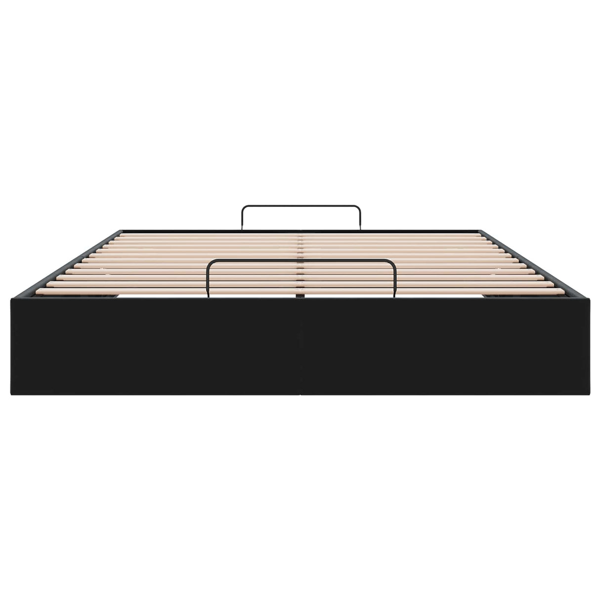 vidaXL Ottoman Bedframe Zwart 153 x 203 cm Fluweel