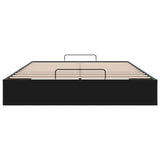 vidaXL Ottoman Bedframe Zwart 153 x 203 cm Fluweel