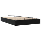 vidaXL Ottoman Bedframe Zwart 153 x 203 cm Fluweel