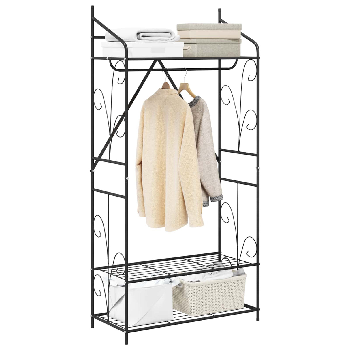 vidaXL Open Kledingkast Effen 2 pcs 78 x 36 x 158 cm