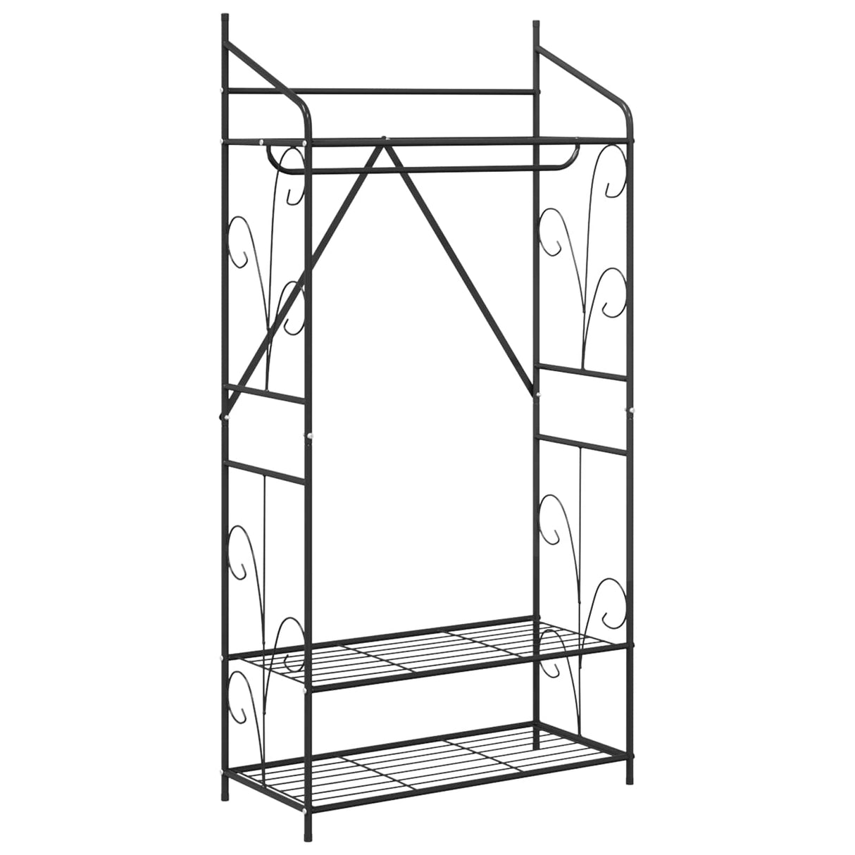 vidaXL Open Kledingkast Effen 2 pcs 78 x 36 x 158 cm