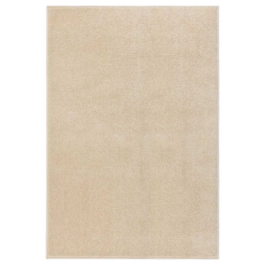 vidaXL Vloerkleed kortpolig 160x230 cm antracietkleurig