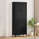 vidaXL Highboard Oud Hout 69,5 x 34 x 180 cm Bewerkt hout