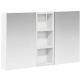 vidaXL Badkamerkast set met plank 3 pcs 80 x 10,5 x 50 cm Bewerkt hout