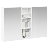 vidaXL Badkamerkast set met plank 3 pcs 80 x 10,5 x 50 cm Bewerkt hout